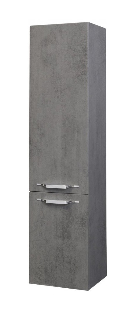 Шкаф-пенал Bellezza "Луиджи 35" R/L серый