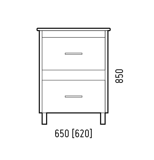 Тумба с раковиной COROZO "Верона 65"