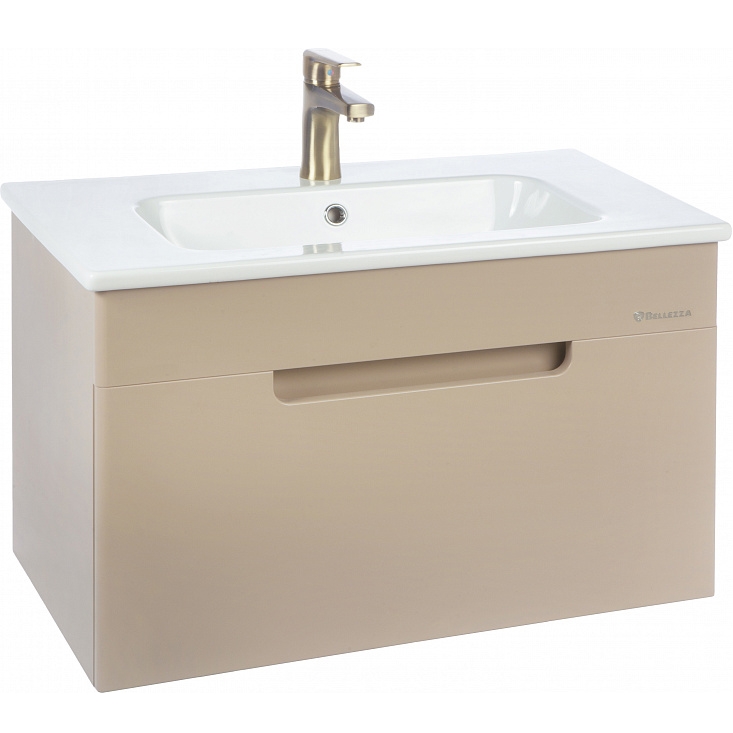Тумба с раковиной Bellezza "Сириус 60" капучино