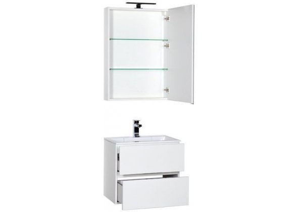 Мебель для ванной Aquanet "Алвита 60" белый
