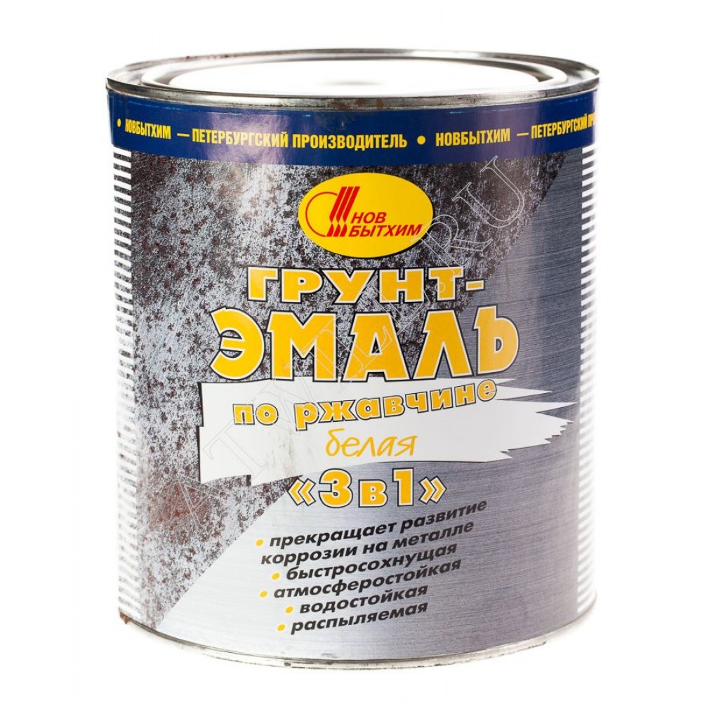 Грунт-эмаль Новбытхим на ржавчину 3 в 1