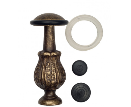 Упор дверной напольный/настенный Venezia ST7 античная бронза