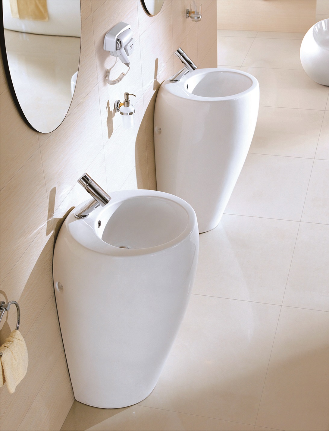 Умывальник накладной CeramaLux 1001