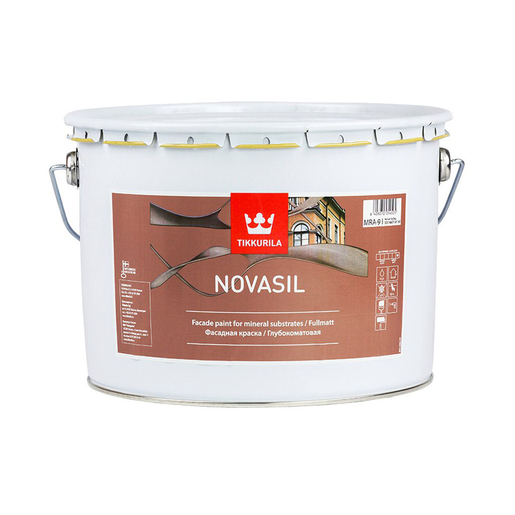 Краска Tikkurila Novasil силиконовая фасадная