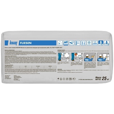 Клей для плитки Knauf Fliesen