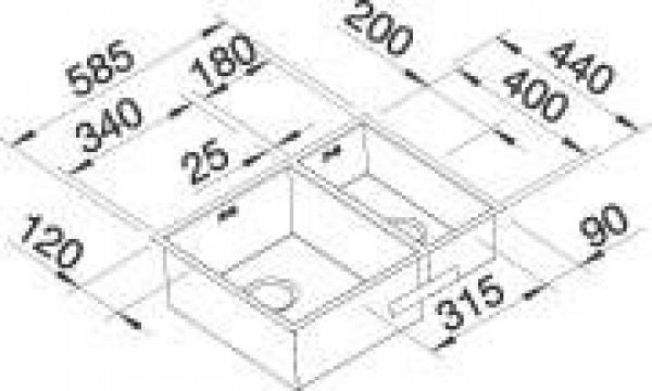 Кухонная мойка Blanco Zerox 340/180-U