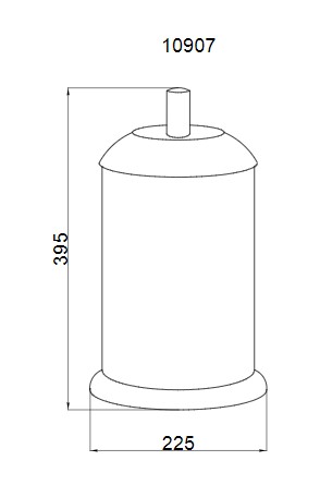 Ведро Boheme MURANO 10907-W-BR