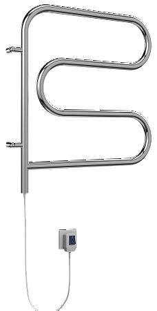 Полотенцесушитель электрический TERMINUS Электро 25 F-обр 600х600 поворотный
