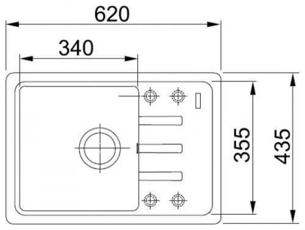 Кухонная мойка Franke Basis BSG 611-62