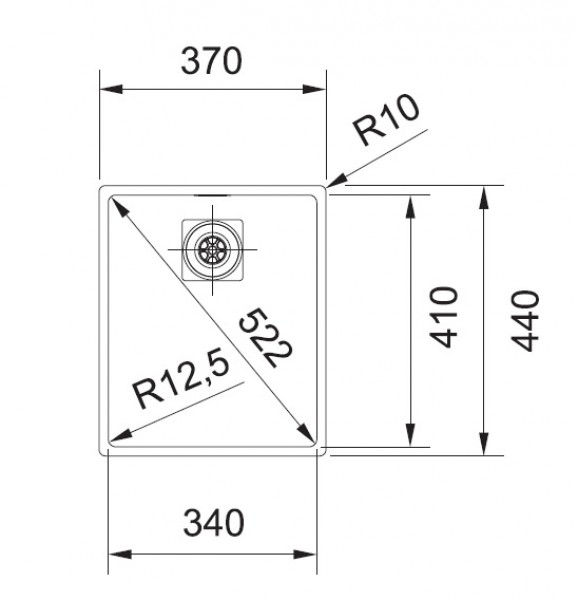 Кухонная мойка Franke Centinox CMX 110-34