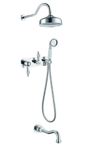 Смеситель для ванны встроенный Boheme BRILLANTE Ripresa 348