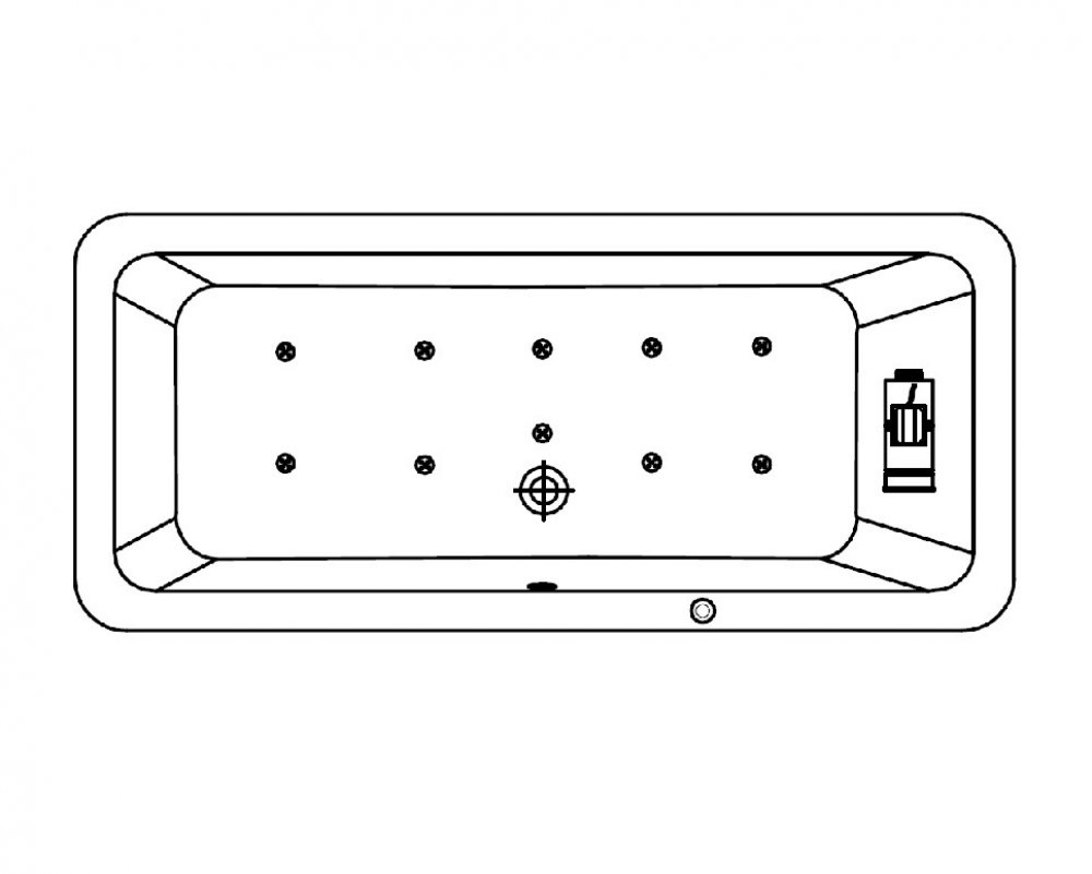 Акриловая ванна Kolpa-San Eroica-FS Basis White 180х80