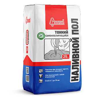 Пол наливной СТАРАТЕЛИ тонкий самонивелирующийся