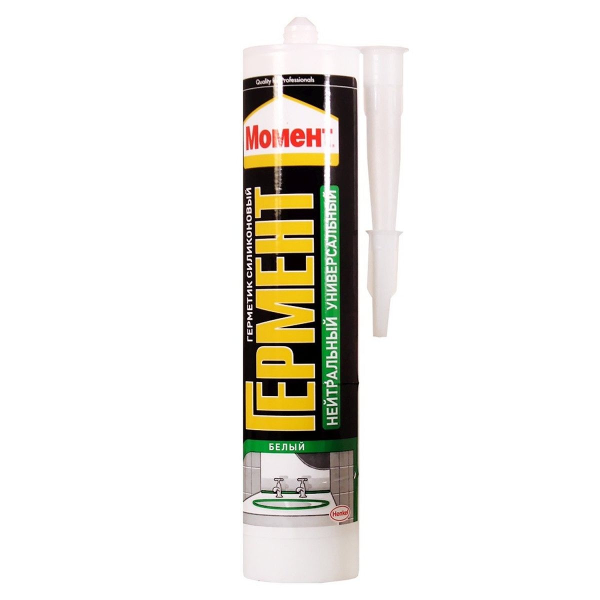 Герметик Момент Гермент силиконовый нейтральный универсальный 280мл