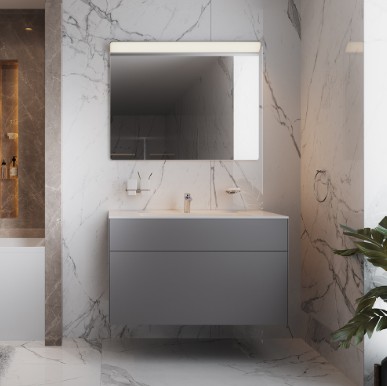 Комплект мебели для ванной комнаты с ванной и унитазом AM.PM Inspire 2.0 UK50SD