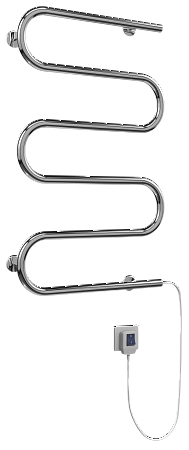 Полотенцесушитель электрический TERMINUS Электро 25 Ш-обр 600х800