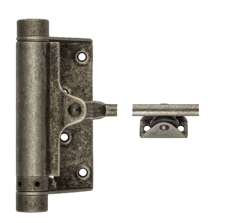 Доводчик дверной стальной пружинный до 60кг ALDEGHI 125x300мм 115FA003