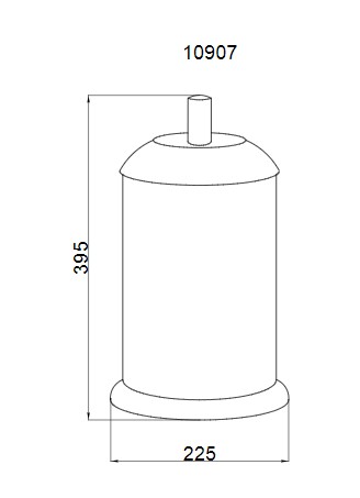 Ведро Boheme MURANO 10907-W-G