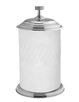 Ведро Boheme ROYALE CRISTAL ХРОМ BLACK 10934-CR-B