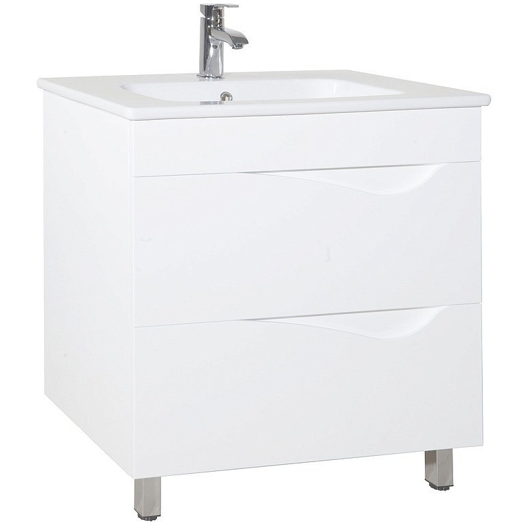 Тумба с раковиной напольная Bellezza "Эйфория 85" белая