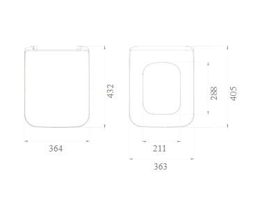 Крышка-сиденье Boheme Vogue 947-BR белый