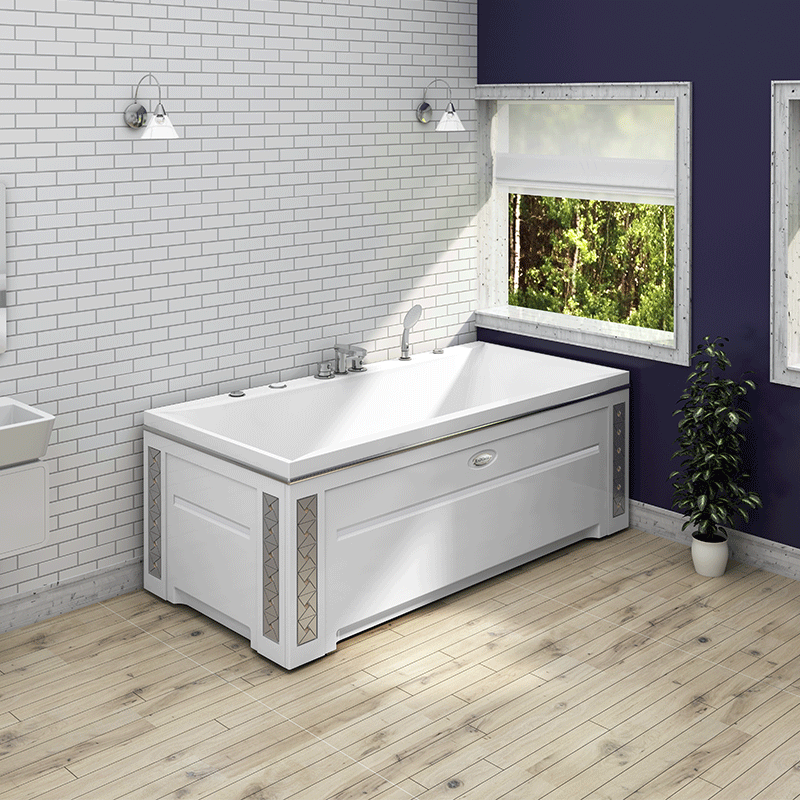 Фронтальная панель к ванне Radomir Палермо L с ложементами под декор