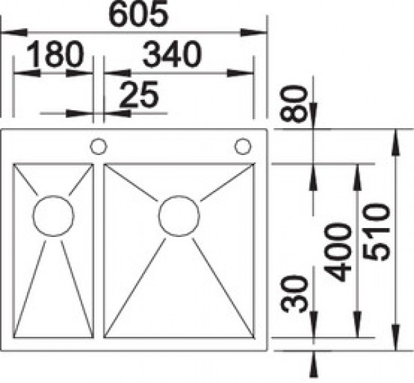 Кухонная мойка Blanco Zerox 340/180-IF-A
