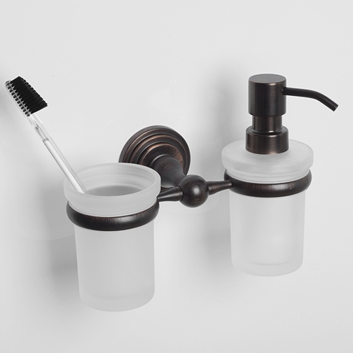 Держатель стакана и дозатора WasserKraft Isar К-7389