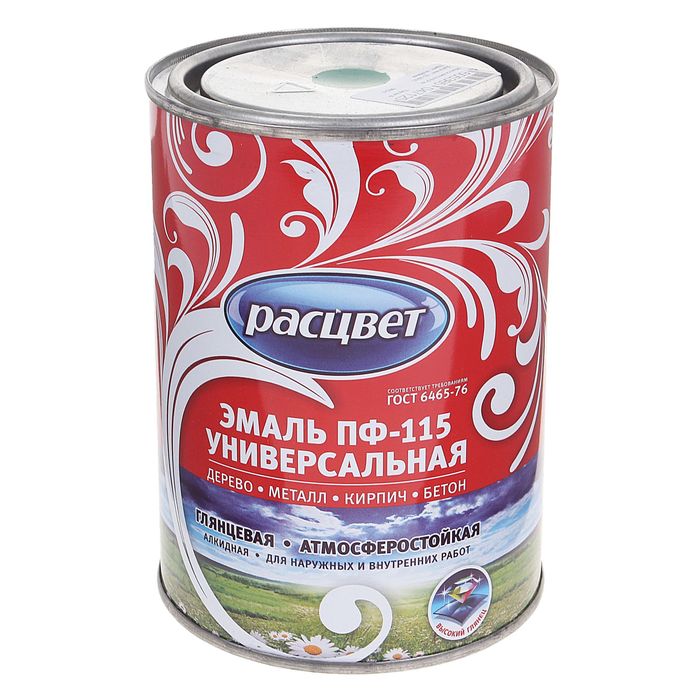 Эмаль Расцвет ПФ-115 универсальная алкидная матовая