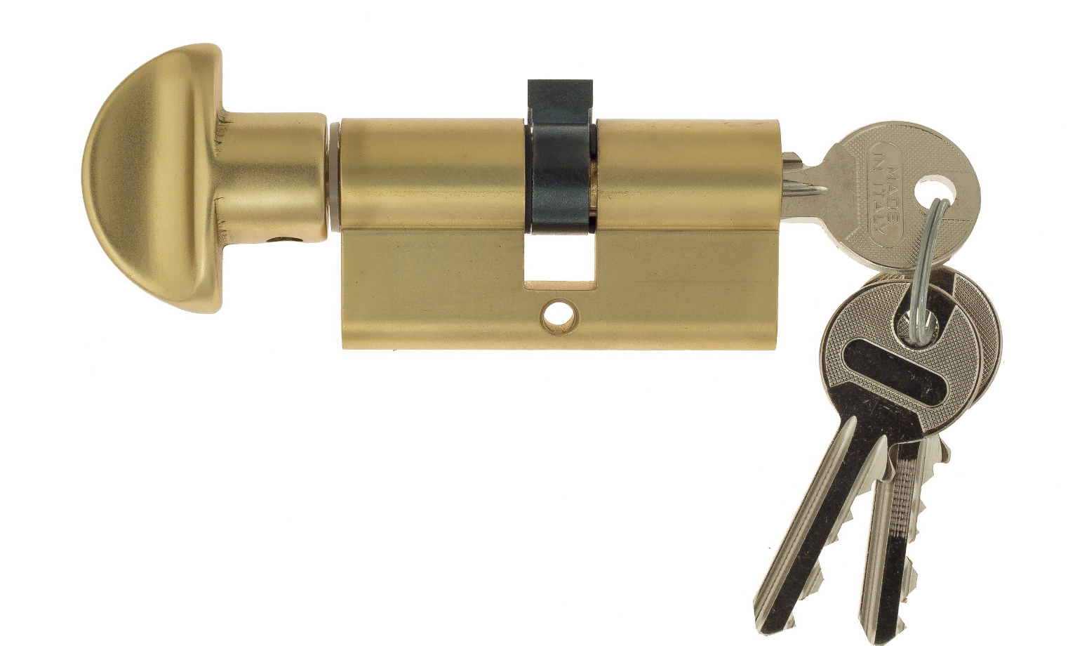 Цилиндровый механизм Venezia 25/10/25 французское золото ключ-вертушка