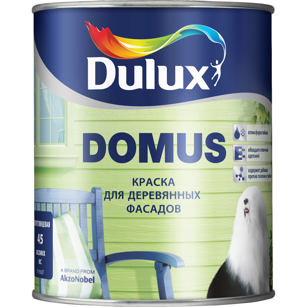 Краска Dulux Domus масляно-алкидная для деревянных фасадов