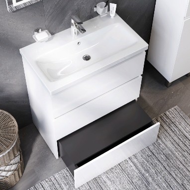 Комплект мебели для ванной комнаты AM.PM Gem S BK91GF