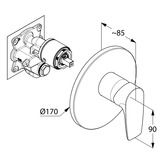 Излив для ванны с переключателем Kludi 346550575
