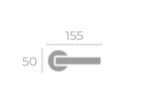 Дверные ручки на розетке Forme Galaxy 495R FIXA