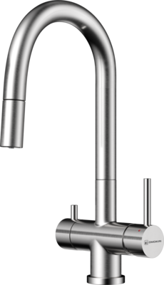 Смеситель для кухни Omoikiri Akita-S BN с выдвижным душем