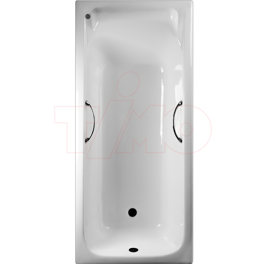 Чугунная ванна TIMO TARMO - 170x75x46 с ручками