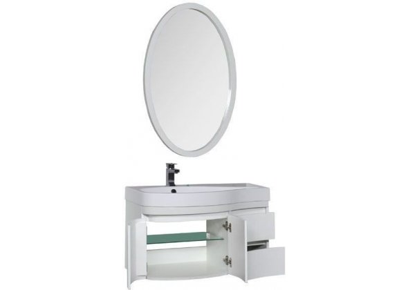 Мебель для ванной Aquanet "Сопрано 95" L белый