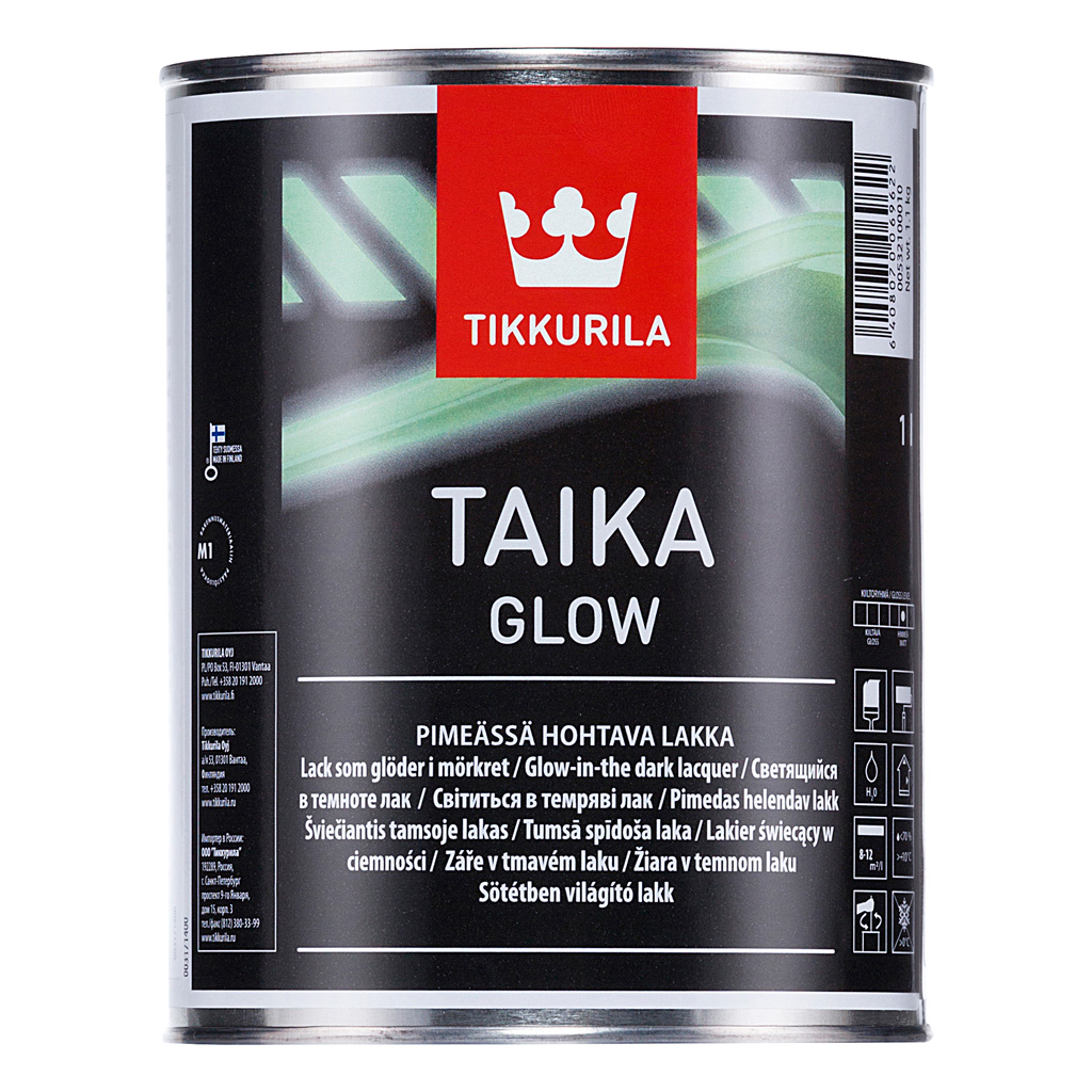 Лак Tikkurila Taika Glow светящийся в темноте