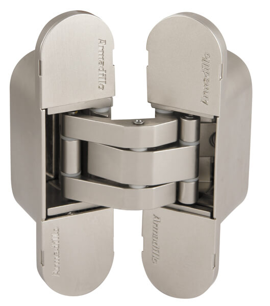 Дверная петля скрытой установки универсальная Armadillo U3D6000 SN (11160UN3D) мат. никель