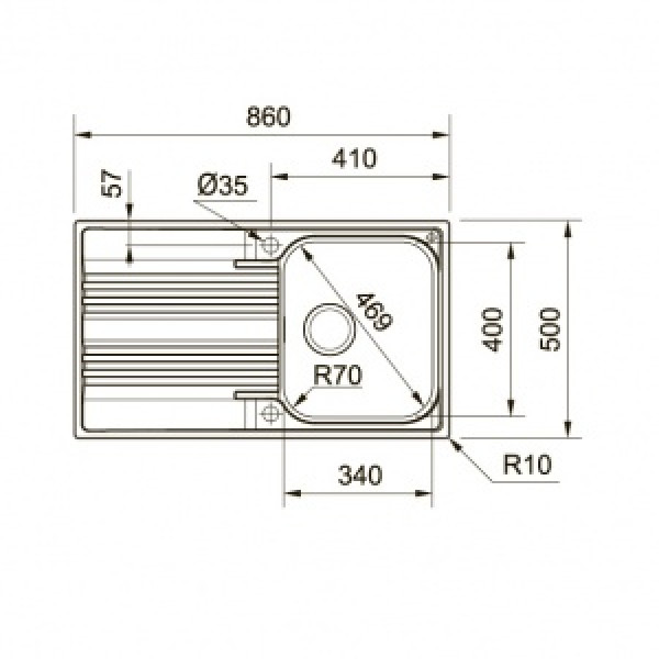Кухонная мойка Franke SRX 611-86
