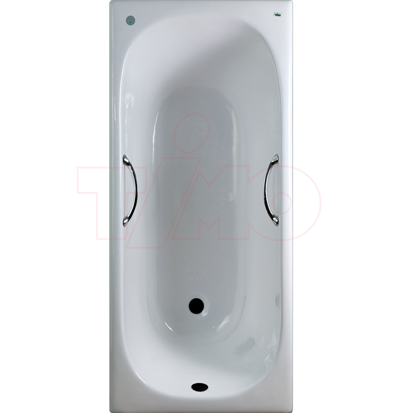 Чугунная ванна TIMO STANDARD 3V - 170x75x46 с ручками