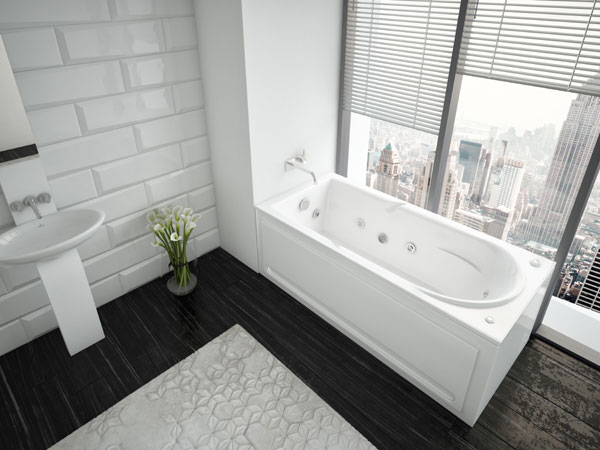 Акриловая ванна AQUATEK Леда 170x80.5