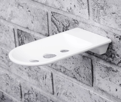 Мыльница-решетка с держателем WasserKraft Kammel K-8369W