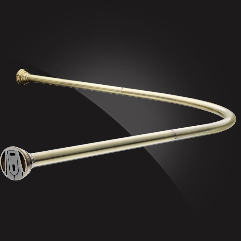 Карниз для ванной комнаты угловой Elghansa Monterno CR-4-Bronze 