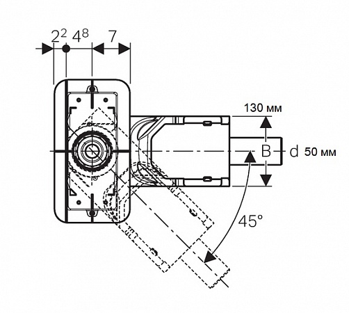 Душевой лоток Geberit CleanLine высота стяжки 90мм