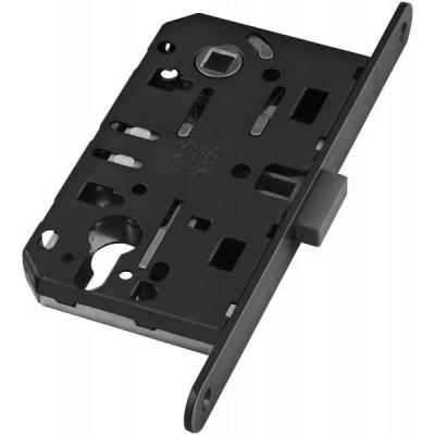 Замок межкомнатный AGB под цилиндр магнитный MEDIANA POLARIS  B06103.50.93 (черный)