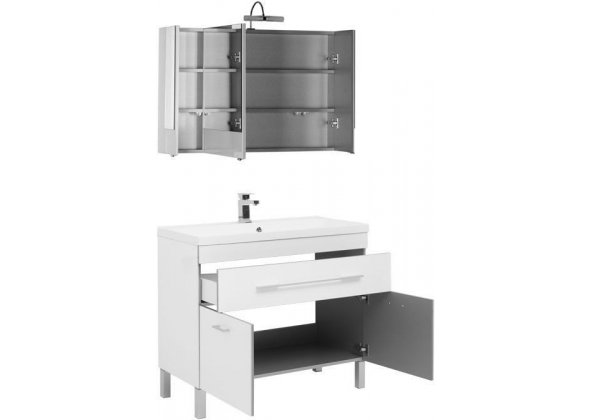Мебель для ванной Aquanet "Верона 100" белый
