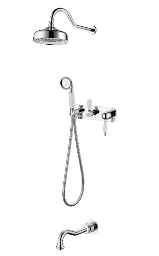 Смеситель для ванны встроенный Boheme Tradizionale Chromo 268