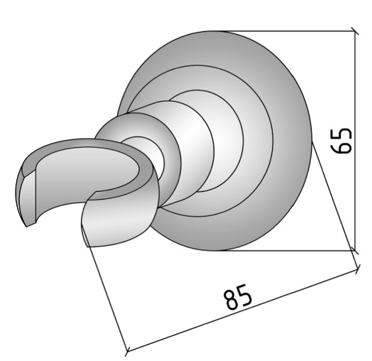 Держатель лейки Boheme MEDICI 619
