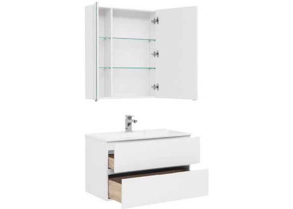 Мебель для ванной Aquanet "Алвита 90" белый